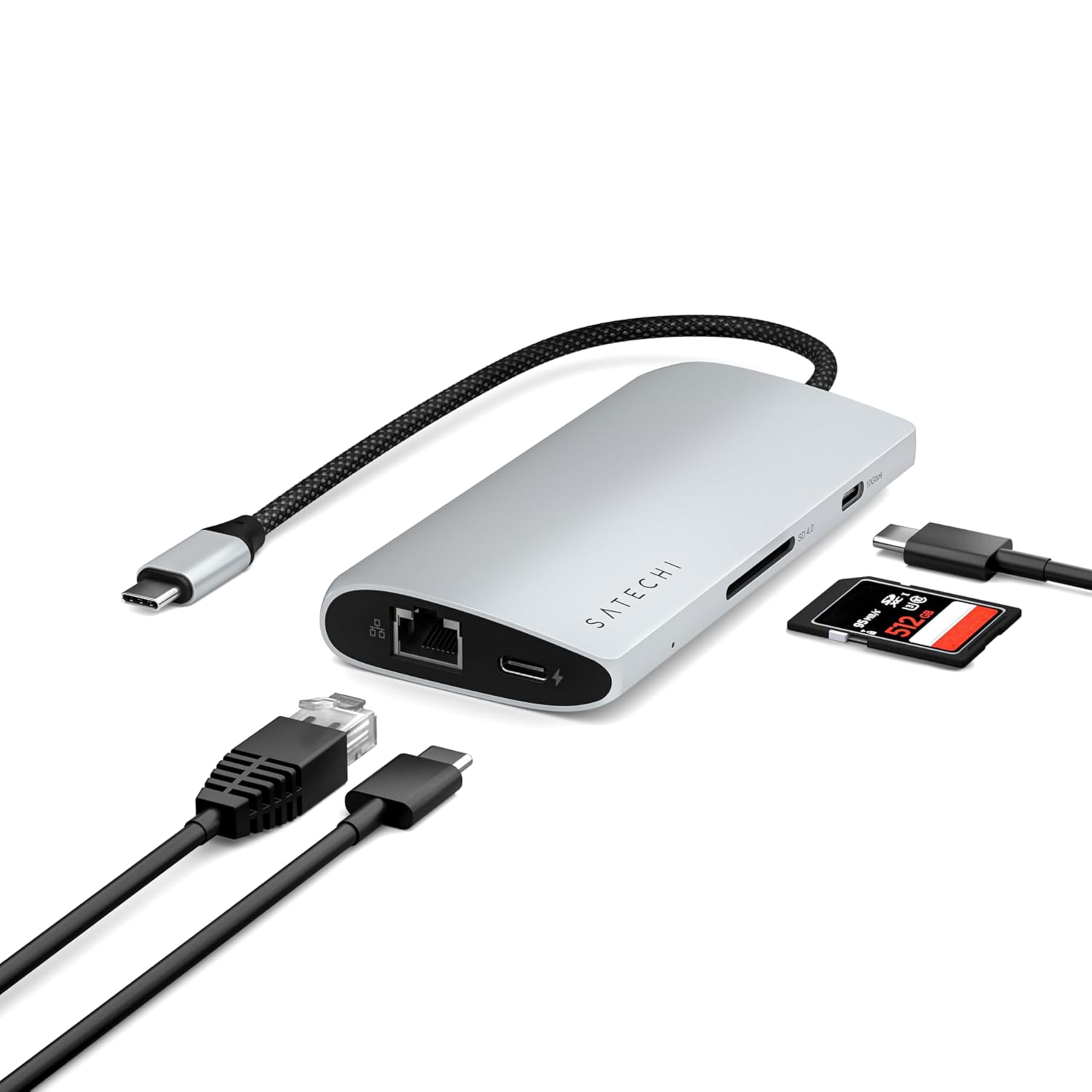 Amazon.com: Satechi 8-in-1 USB-C Hub V3, 8K HDMI, 100W Charging